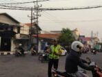 patroli giat pam gatur lalin di titik macet Wil